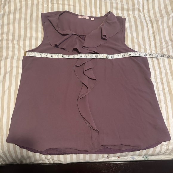 Tempted Purple Ruffled Blouse Womens Plus  Size 2X - Picture 10 of 11